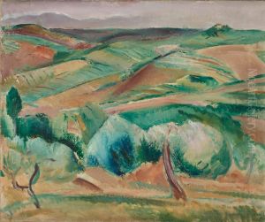 Italienskt Landskap by Svante Bergh