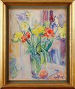 Blomsterstilleben by Svante Bergh