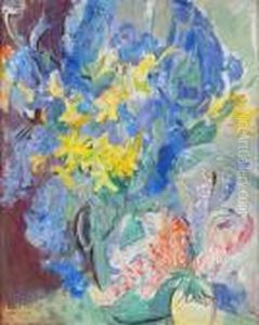 Ancusa Italica Hemoricallis Od Lupinor by Svante Bergh