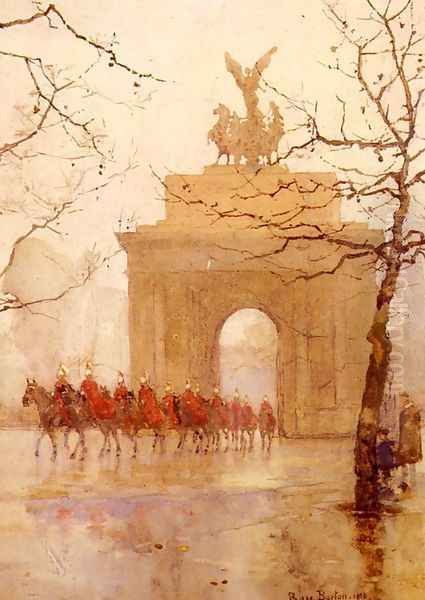 Hyde Park Corner, With Household Cavalry - view 1