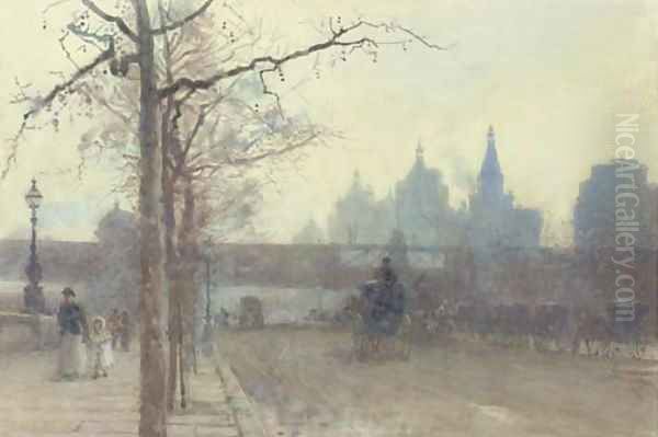 Charing Cross Bridge, London - view 1