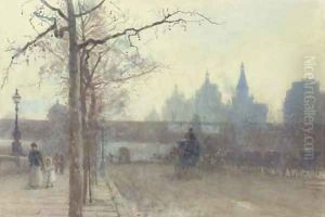 Charing Cross Bridge, London by Rose Barton