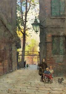 Parks Place, Knightsbridge, London by Rose Barton