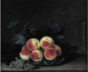 Nature Morte Aux Fruits Et Au Couteau by Antoine Berjon
