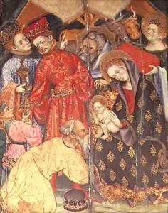 The Adoration of the Kings by Lluis Borrassa