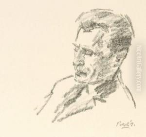 Berlit, Mannerbildnis. Wohl 1920er Jahre by Rudiger Berlit