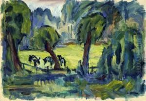 Landschaft Mit Kuhen Landschaft Mit Kuhen