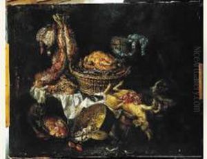 Presentation De Gibiers Et De Volailles Dans Un Interieur De
 Cuisine