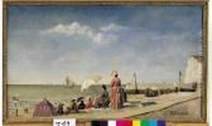 Personnages Sur La Plage by Joseph Bernard