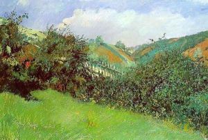 Landscape near Scarborough 1874 by Frank Buchser