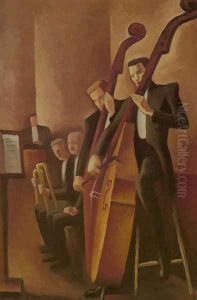 Double Basses by Dorrit Black