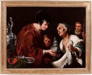 Elemosina Di S.lorenzo by Bernardo Strozzi