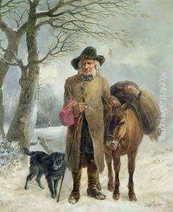 Gathering winter fuel by John Barker