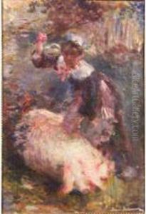 Fillette Au Cochon