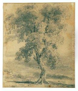 Landscape with Tree by Louis Buvelot