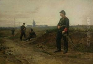 The Sentry by Etienne Prosper Berne-Bellecour