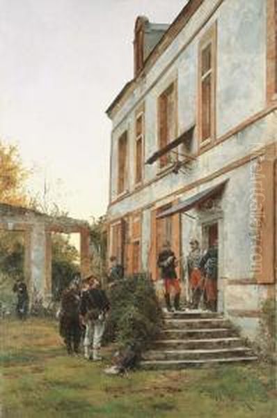 Soldiers Resting - view 1