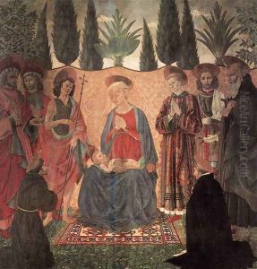 Madonna and Child with Saints by Baldovinetti Alessio
