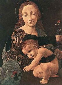 Virgin and Child with a Flower Vase (detail)