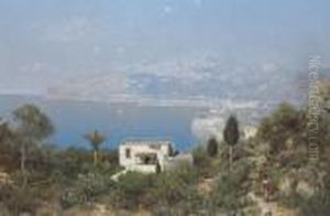 A View Of The Bay Of Sorrento by Edmund Berninger