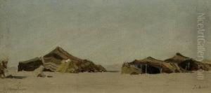 Beduinenzelte In Der Sahara