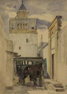 In Der Medina Von Tunis by Edmund Berninger