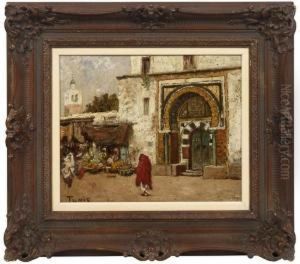 Strasenszene In Tunis