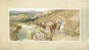 Four Anheuser-busch by Oscar Edmund Berninghaus