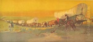 Westward Ho! by Oscar Edmund Berninghaus