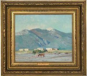 Taos Mountains by Oscar Edmund Berninghaus