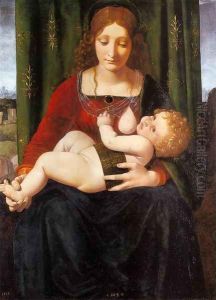 Virgin and Child 1493-99 by Giovanni Antonio Boltraffio