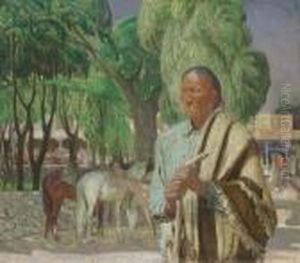 A Corner In The Taos Plaza