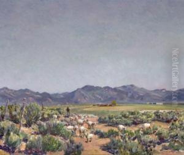 The Taos Sheep Herder - view 1