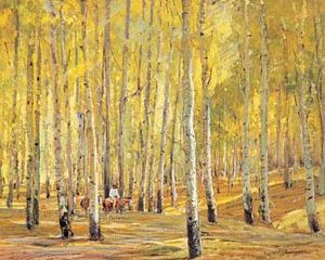 On The Apache Indian Reservation by Oscar Edmund Berninghaus
