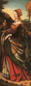 St. Barbara 1518 by Hans Burgkmair the elder