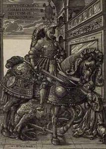 St. George and the Dragon by Hans Burgkmair the elder