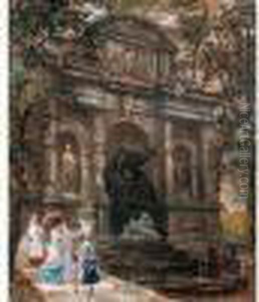 La Fontaine Medicis Dans Le Jardin Du Luxembourg - view 1
