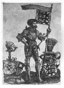 George III. Truchsess (Steward) of Waldburg Zeil, as captain of the Swabian League by Hans Burgkmair the elder