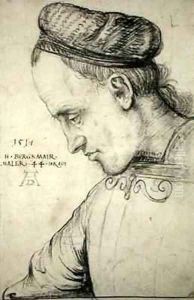Self portrait by Hans Burgkmair the elder