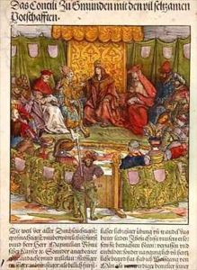 The Council of Gmunden with Important Foreign Visitors