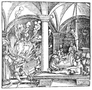 The Questioning by Hans Burgkmair the elder