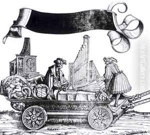A Musical Carriage by Hans Burgkmair the elder