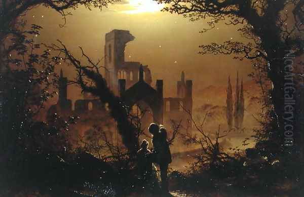 Kirkstall Abbey, Yorkshire 1877 - view 1