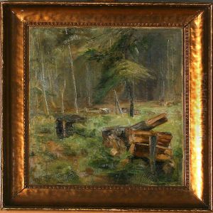 Spring Forest by Aage Bertelsen