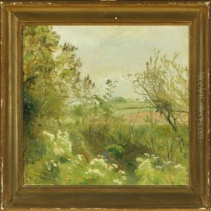 Spring Time With Wildflowers by Aage Bertelsen