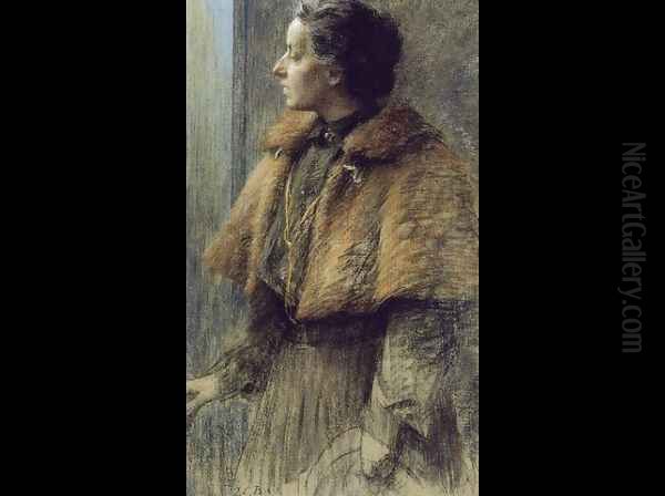 Self Portrait by Marie Louise Catherine Breslau