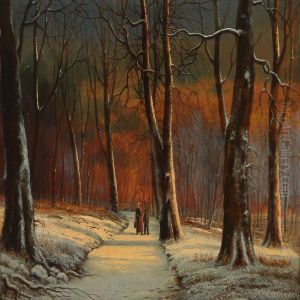 Skovinterior by Christian Berthelsen
