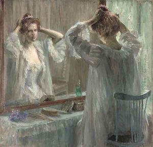 La toilette by Marie Louise Catherine Breslau