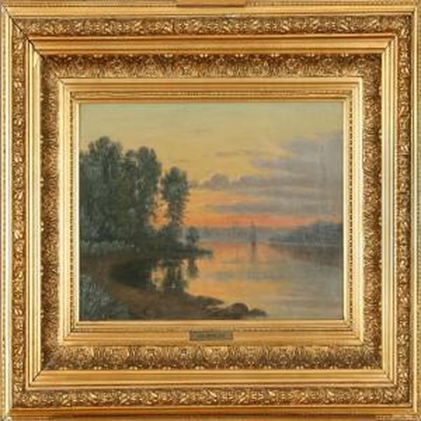 Costal Scenery. Signed C. B - view 1