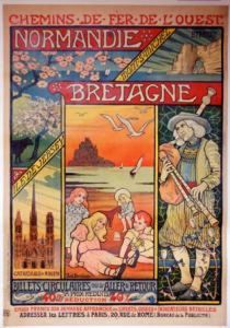 <chemins De Fer De L'ouest/ Normandie/bretagne/ Billets Circulaires (...)>, [c. 1900].